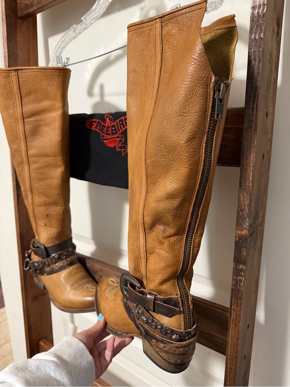 Freebird Rodondo Knee High Leather Boots - Picture 5 of 10